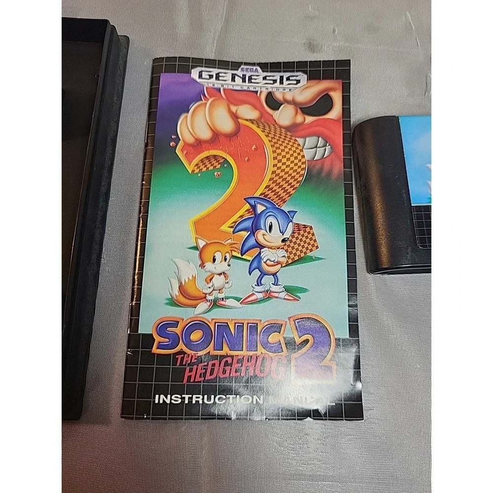 Sonic the Hedgehog‎ 2 (SEGA Genesis, 1992) Excellent Cib Not For Resale